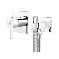 شیر توالت توکار ساتین